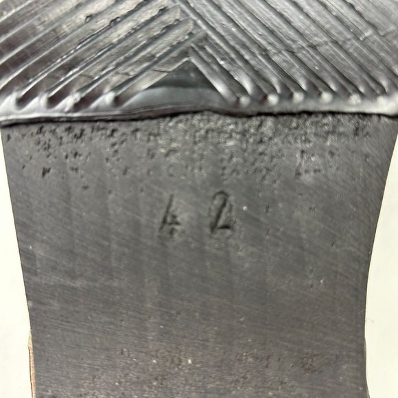 Bresco Richmond  Black Leather Wooden Clogs NEW Size EU 42, US W 11.5, M 9 - Picture 8 of 13